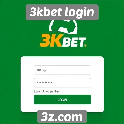 Acessibilidade e funcionalidade do site 3kbet login