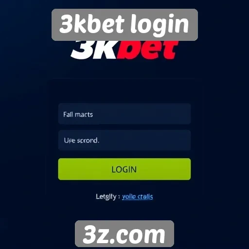 Guia completo de login no site 3kbet
